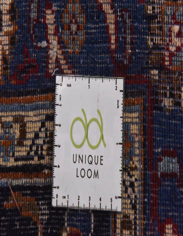 Detail image of  10' x 12' 6  Hand Knotted Mashad Persian Wool Rug