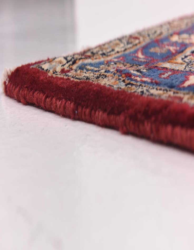 Detail image of  10' x 12' 6  Hand Knotted Mashad Persian Wool Rug