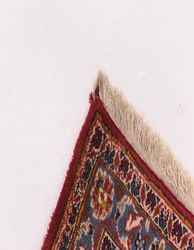 Detail image of  9' 8 x 12' 7  Hand Knotted Mashad Persian Wool Rug