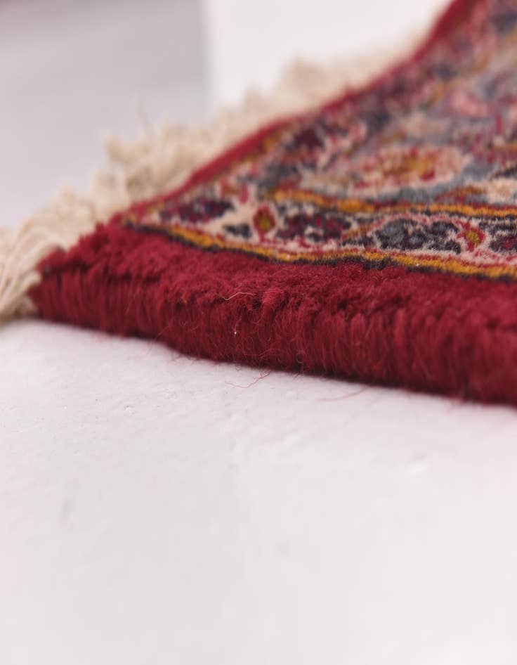 Detail image of  9' 8 x 12' 7  Hand Knotted Mashad Persian Wool Rug