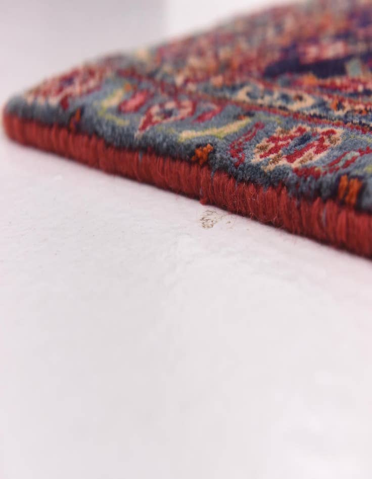 Detail image of  9' 6 x 12' 6  Hand Knotted Mashad Persian Wool Rug