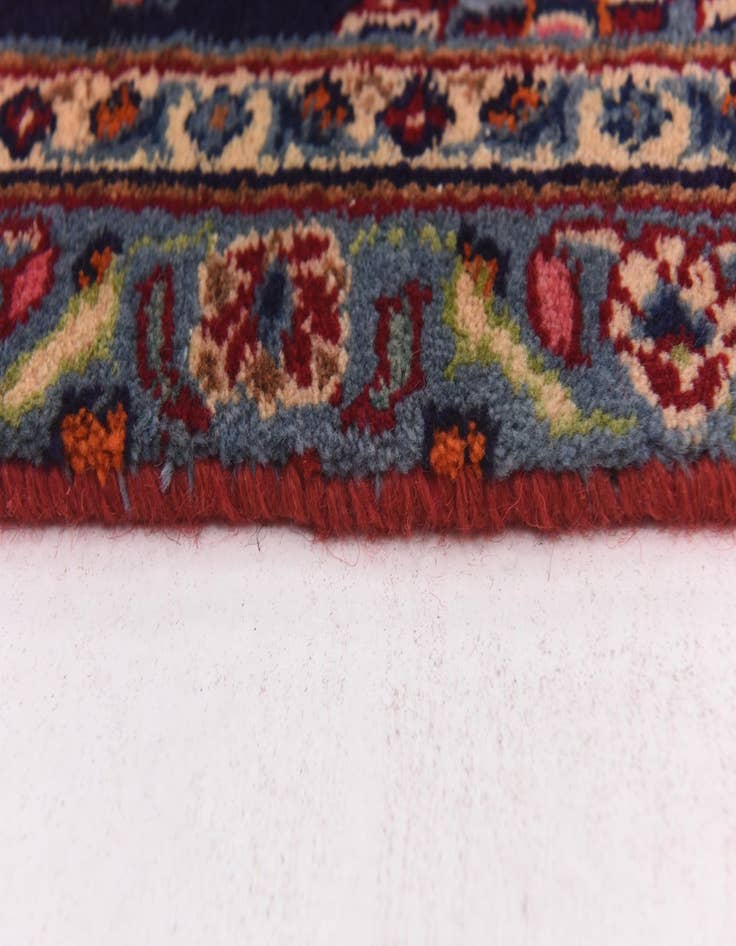 Detail image of  9' 6 x 12' 6  Hand Knotted Mashad Persian Wool Rug
