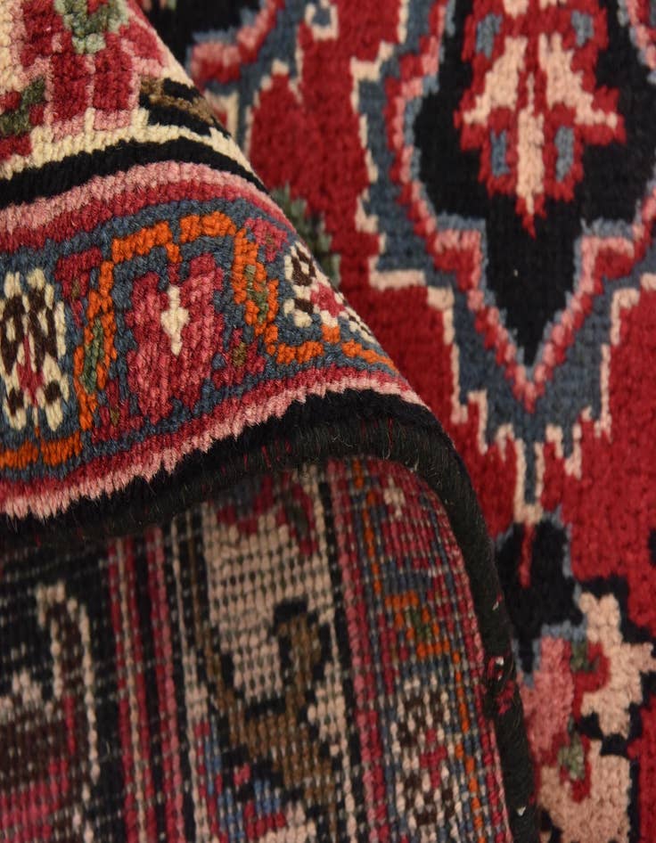 Detail image of  9' 5 x 12' 7  Hand Knotted Mashad Persian Wool Rug