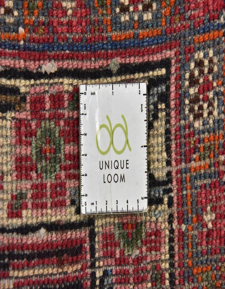 Detail image of  9' 5 x 12' 7  Hand Knotted Mashad Persian Wool Rug