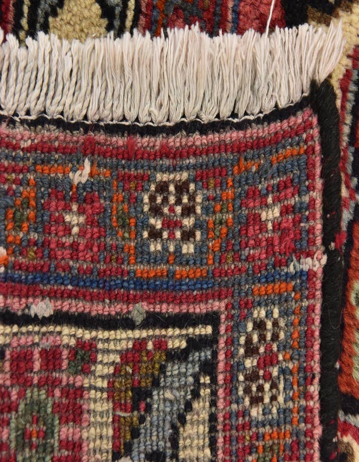 Detail image of  9' 5 x 12' 7  Hand Knotted Mashad Persian Wool Rug