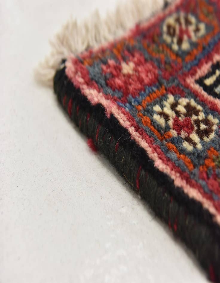 Detail image of  9' 5 x 12' 7  Hand Knotted Mashad Persian Wool Rug