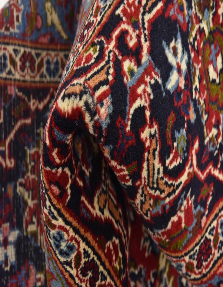 Detail image of  9' 8 x 13' 8  Hand Knotted Mashad Persian Wool Rug