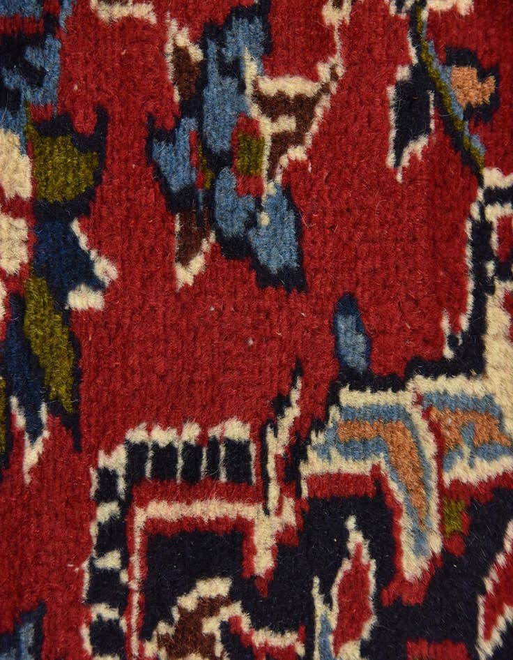 Detail image of  9' 8 x 13' 8  Hand Knotted Mashad Persian Wool Rug