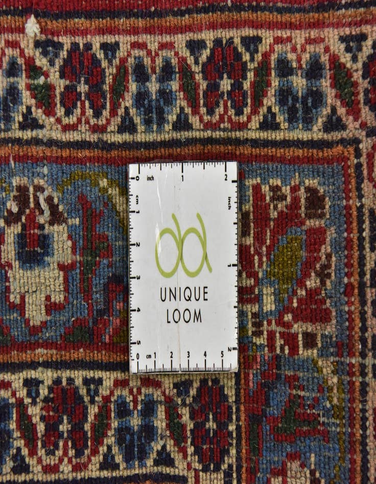 Detail image of  9' 8 x 13' 8  Hand Knotted Mashad Persian Wool Rug