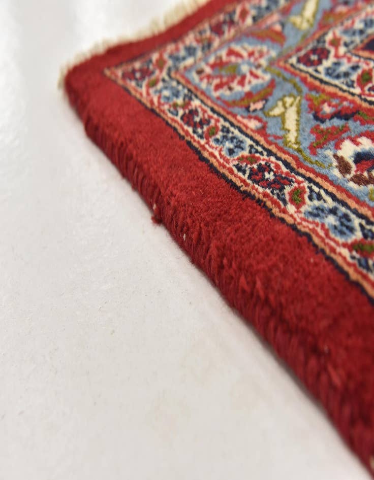 Detail image of  9' 8 x 13' 8  Hand Knotted Mashad Persian Wool Rug