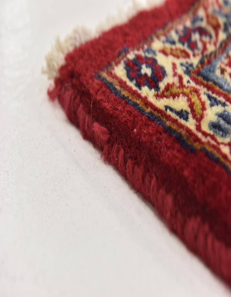 Detail image of  9' 7 x 13'  Hand Knotted Mashad Persian Wool Rug