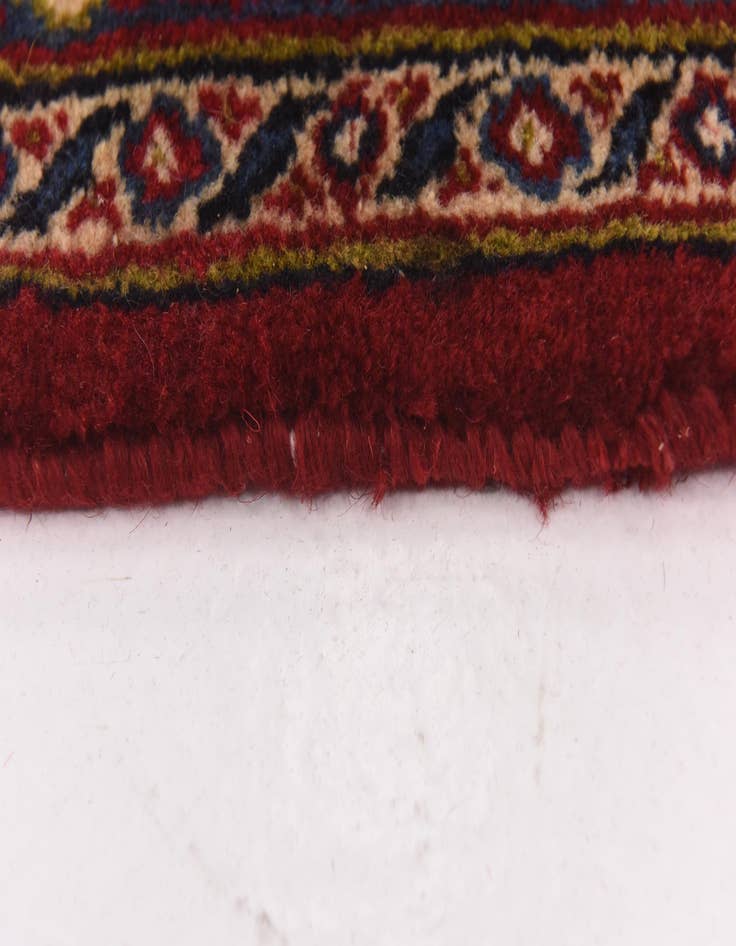 Detail image of  9' 8 x 12' 9  Hand Knotted Mashad Persian Wool Rug