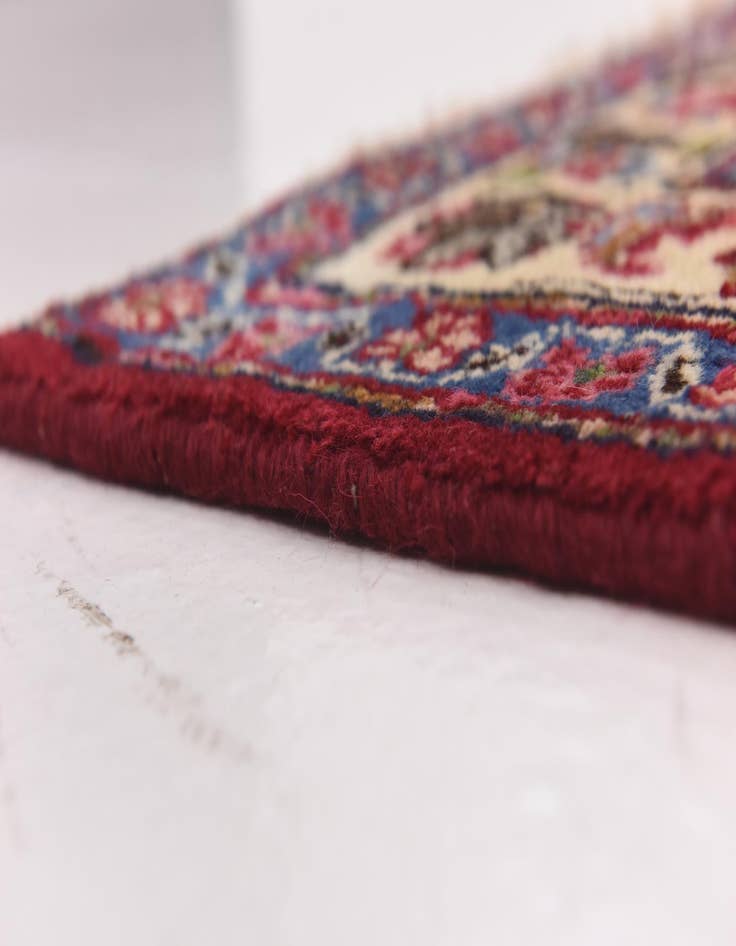 Detail image of  9' 6 x 12' 7  Hand Knotted Mashad Persian Wool Rug