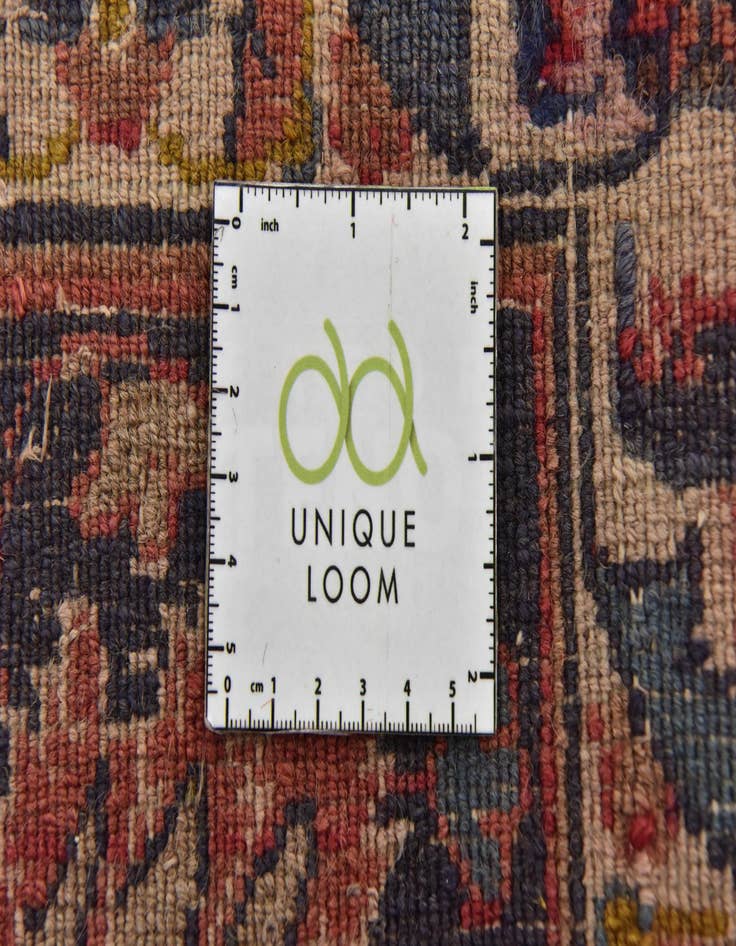 Detail image of  9' 7 x 12' 9  Hand Knotted Mashad Persian Wool Rug