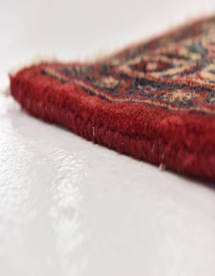 Detail image of  9' 7 x 12' 9  Hand Knotted Mashad Persian Wool Rug