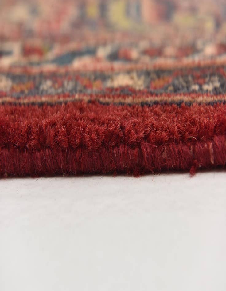 Detail image of  9' 7 x 12' 9  Hand Knotted Mashad Persian Wool Rug