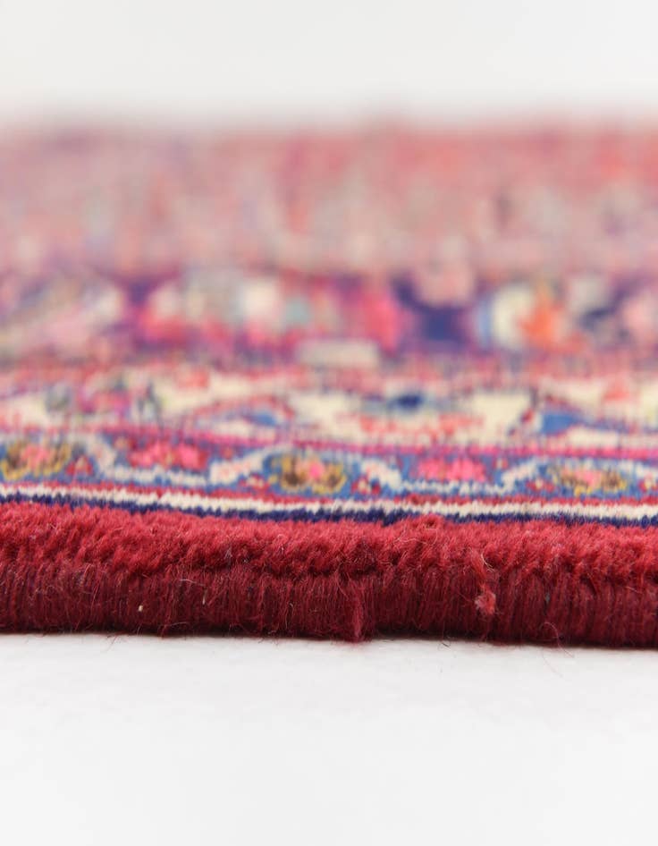 Detail image of  9' 7 x 12' 9  Hand Knotted Mashad Persian Wool Rug