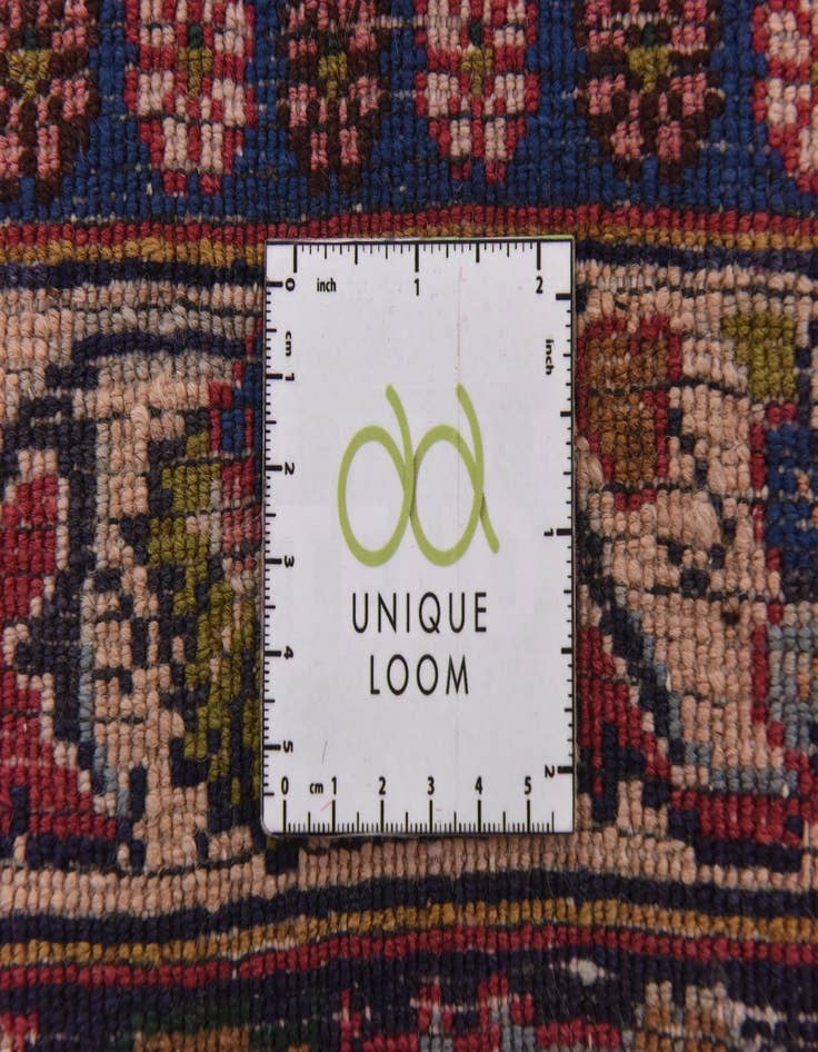 Detail image of  9' 9 x 12' 8  Hand Knotted Mashad Persian Wool Rug