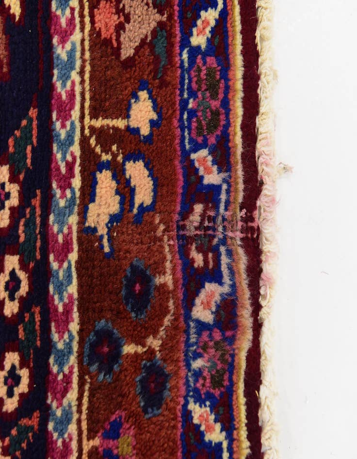 Detail image of  9' 10 x 13' 2  Hand Knotted Mashad Persian Wool Rug