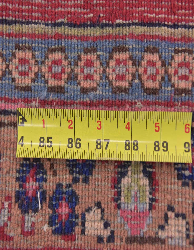 Detail image of  9' 6 x 12' 6  Hand Knotted Mashad Persian Wool Rug