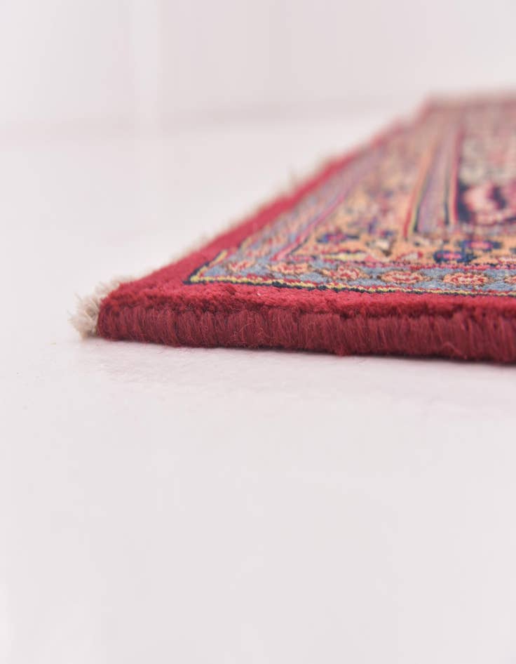 Detail image of  9' 6 x 12' 6  Hand Knotted Mashad Persian Wool Rug