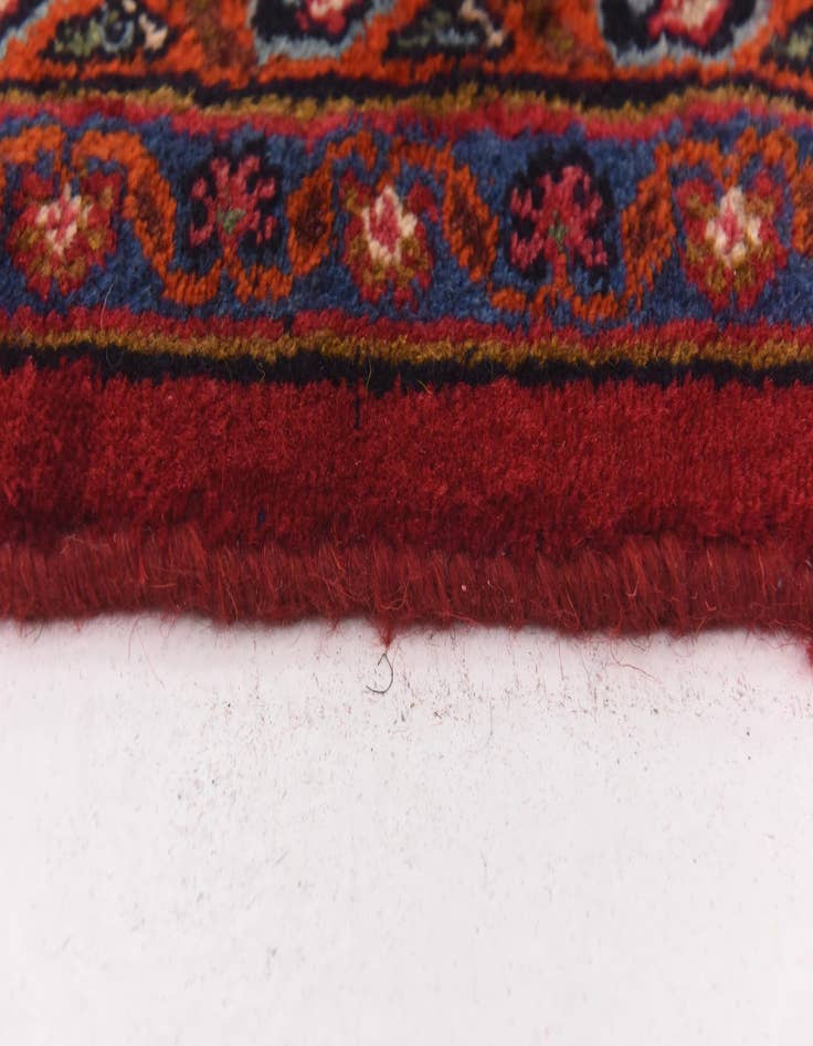 Detail image of  9' 8 x 12' 7  Hand Knotted Mashad Persian Wool Rug