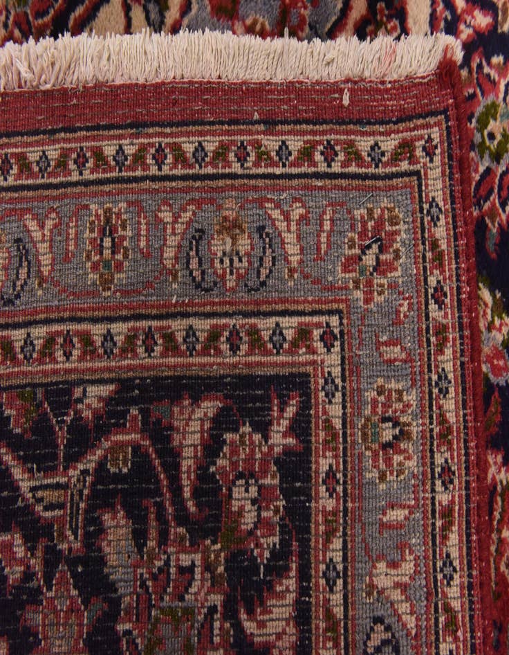Detail image of  6' 4 x 9' 5  Hand Knotted Mashad Persian Wool Rug
