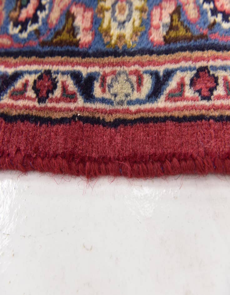 Detail image of  9' 9 x 13'  Hand Knotted Mashad Persian Wool Rug