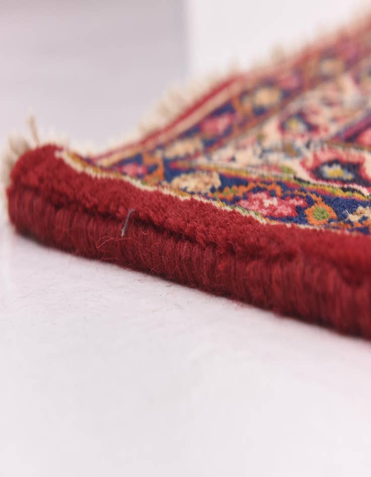 Detail image of  9' 6 x 12' 7  Hand Knotted Mashad Persian Wool Rug