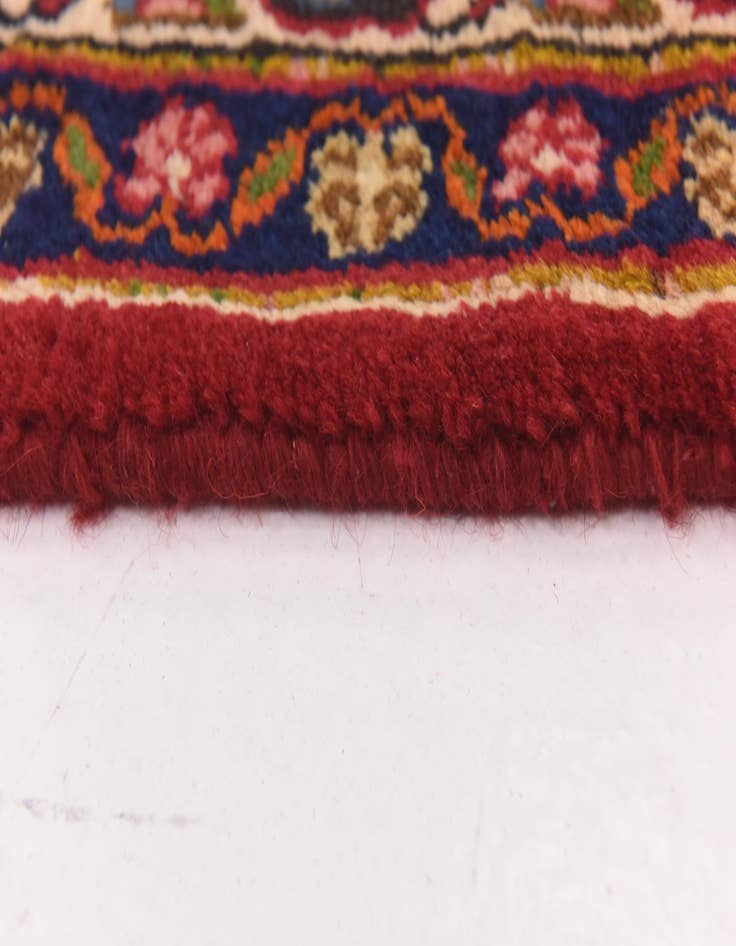 Detail image of  9' 6 x 12' 7  Hand Knotted Mashad Persian Wool Rug