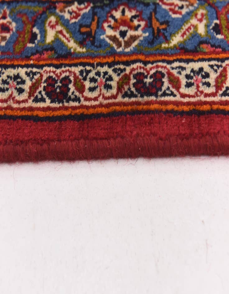 Detail image of  9' 8 x 12' 8  Hand Knotted Mashad Persian Wool Rug