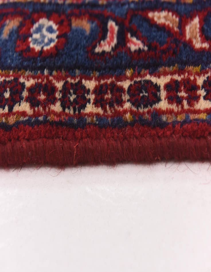 Detail image of  9' 6 x 12' 5  Hand Knotted Mashad Persian Wool Rug