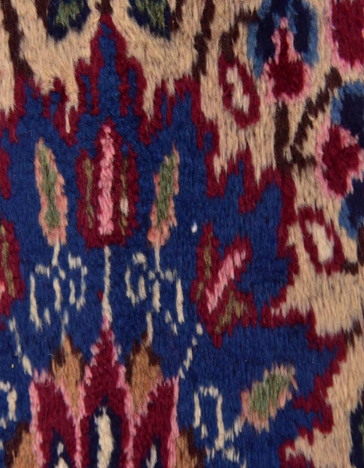 Detail image of  9' 9 x 12' 7  Hand Knotted Mashad Persian Wool Rug