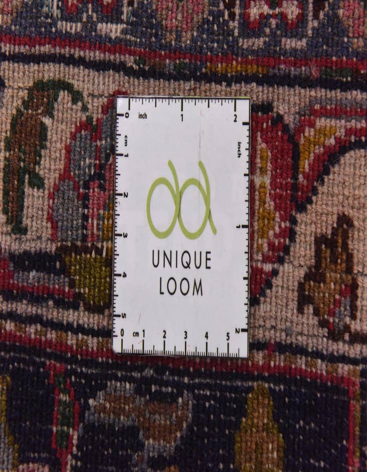 Detail image of  10' x 13' 2  Hand Knotted Mashad Persian Wool Rug