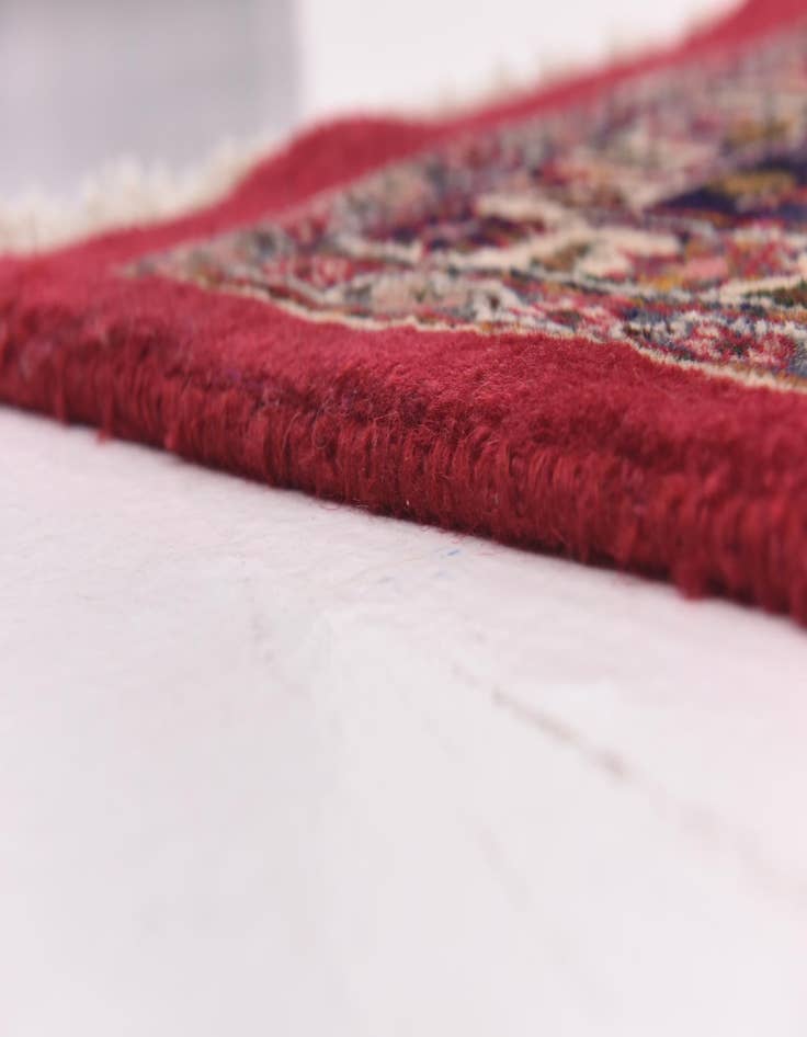 Detail image of  10' x 13' 2  Hand Knotted Mashad Persian Wool Rug