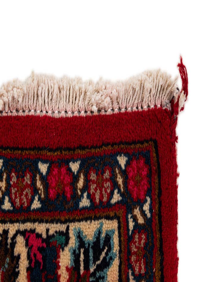 Detail image of  9' 7 x 12' 10  Hand Knotted Mashad Persian Wool Rug