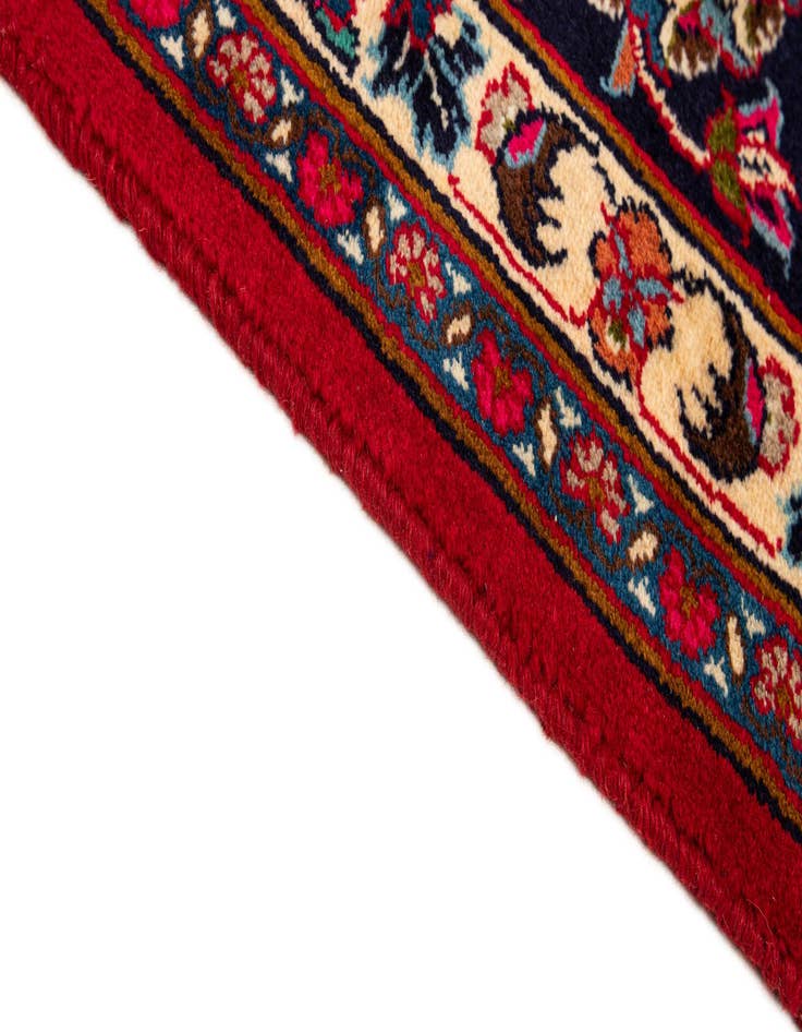 Detail image of  9' 7 x 12' 10  Hand Knotted Mashad Persian Wool Rug