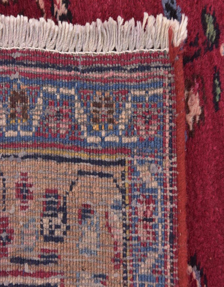 Detail image of  9' 6 x 12' 6  Hand Knotted Mashad Persian Wool Rug