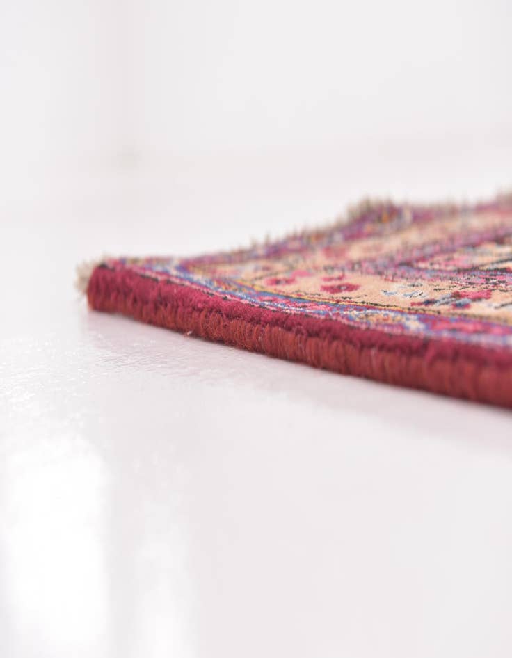 Detail image of  9' 6 x 12' 6  Hand Knotted Mashad Persian Wool Rug