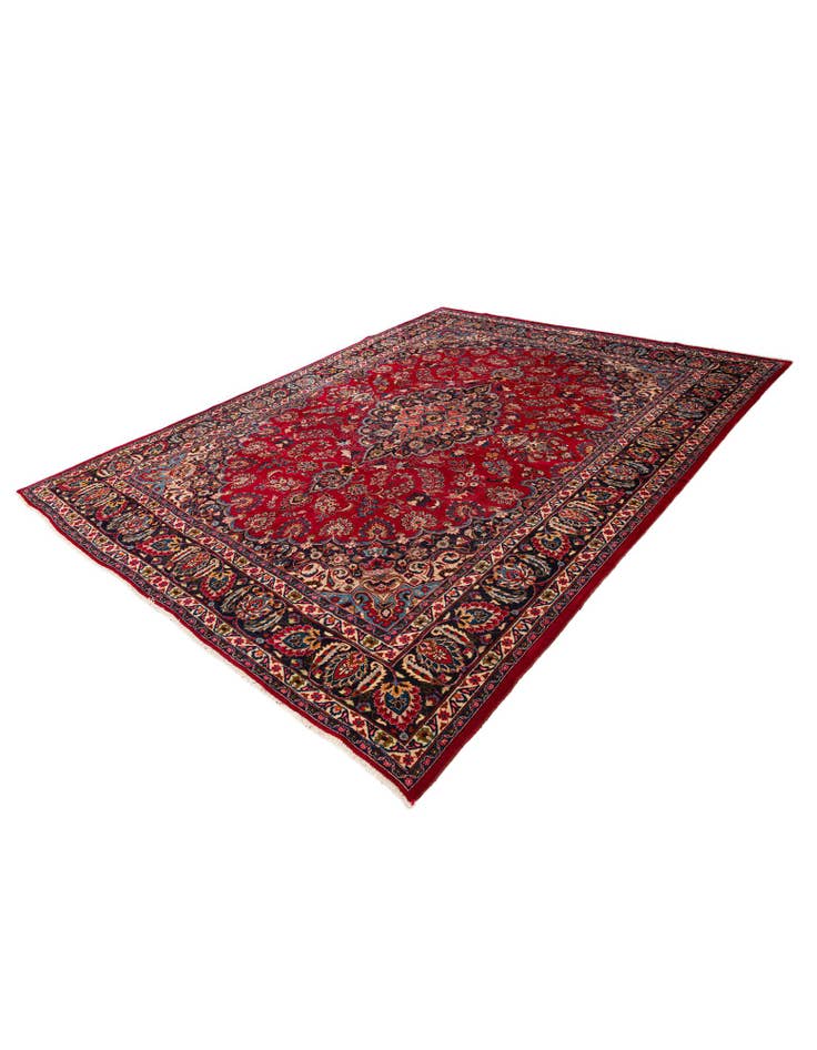 Detail image of  9' 7 x 12' 5 Mashad Wool Rug