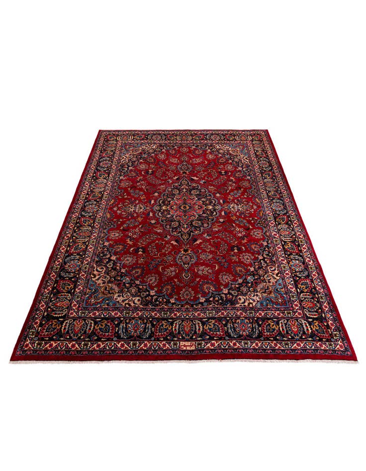 Detail image of  9' 7 x 12' 5 Mashad Wool Rug