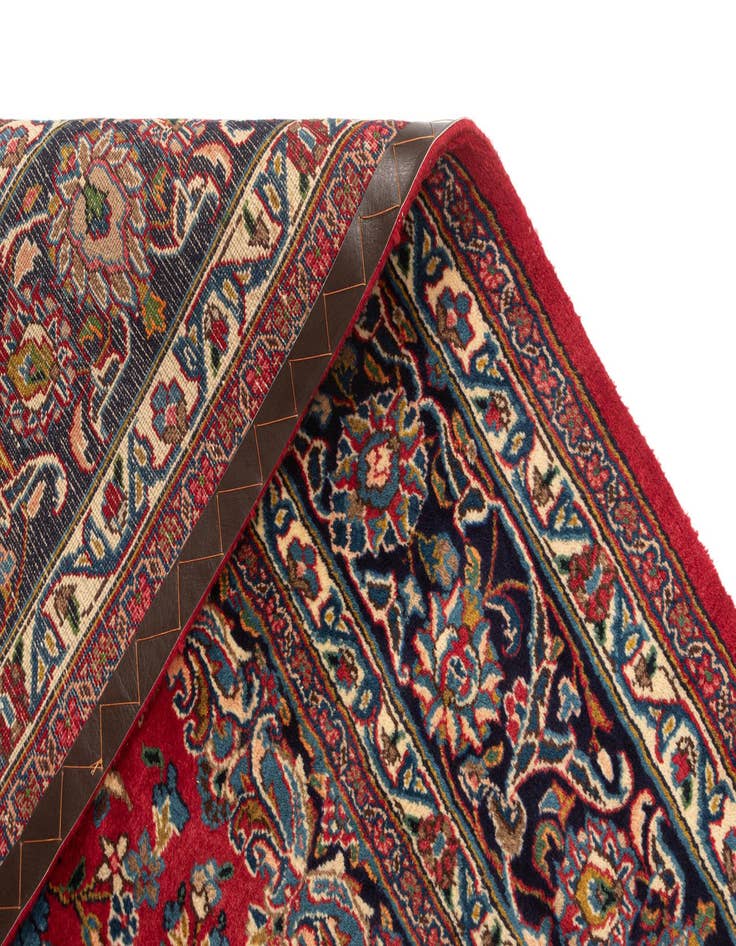 Detail image of  7' 11 x 11' 3 Mashad Wool Rug