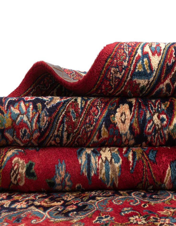 Detail image of  7' 11 x 11' 3 Mashad Wool Rug