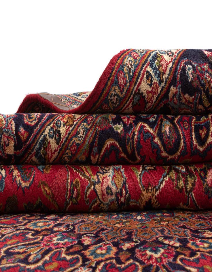 Detail image of  9' 3 x 12' Mashad Wool Rug