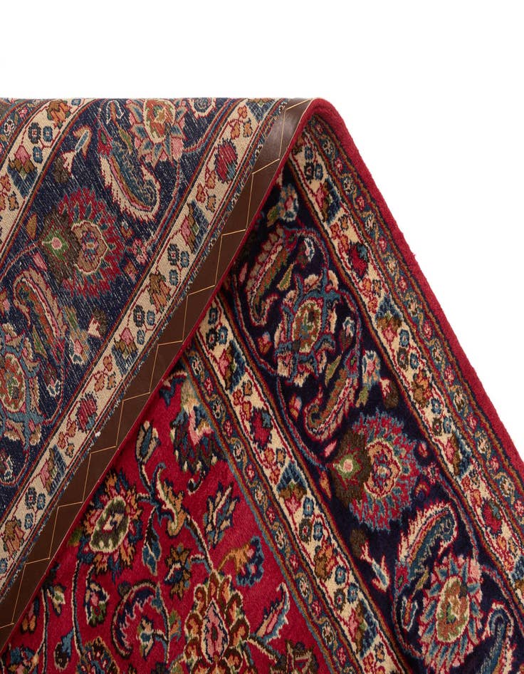 Detail image of  9' 3 x 12' Mashad Wool Rug