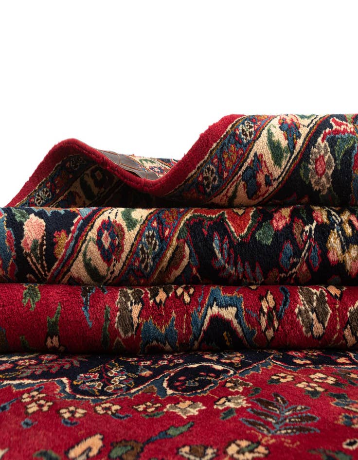 Detail image of  7' 10 x 10' 10 Mashad Wool Rug