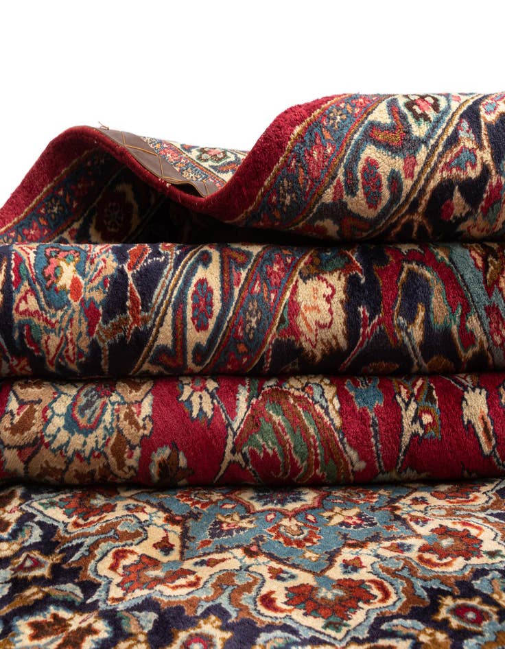 Detail image of  9' 9 x 13' 1 Mashad Wool Rug