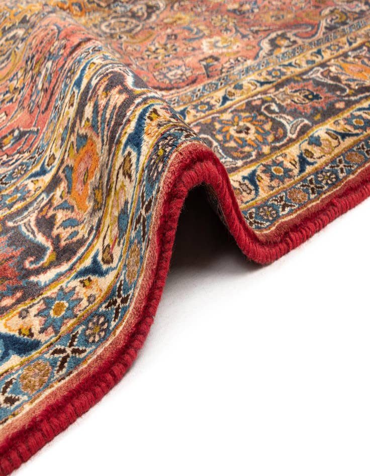 Detail image of  6' 4 x 10' 3 Mashad Wool Rug