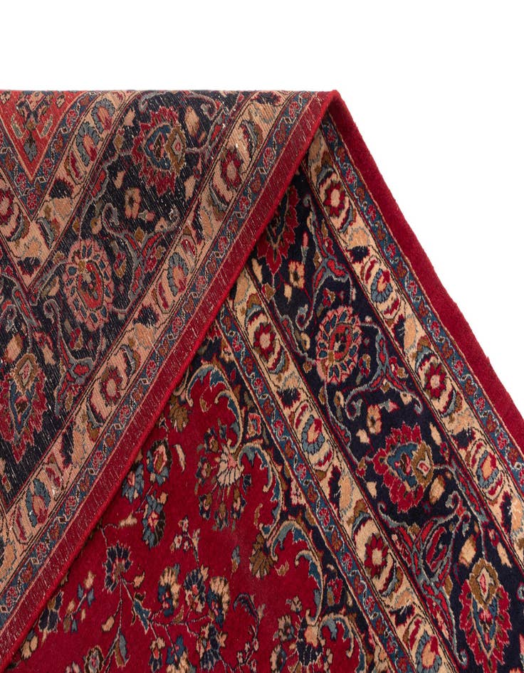 Detail image of  9' 10 x 12' 11 Mashad Wool Rug