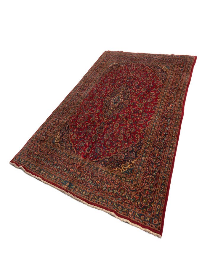 Detail image of  9' 3 x 12' 2 Mashad Wool Rug